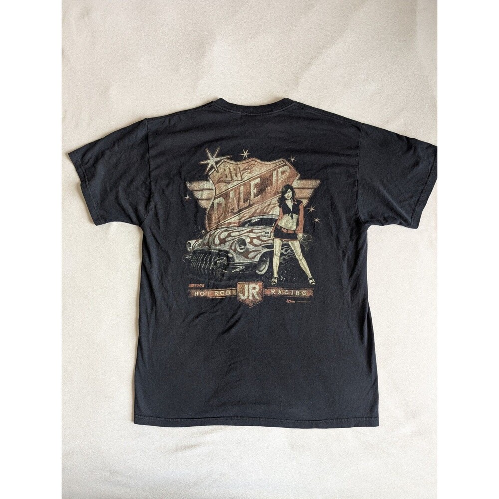 Dale Earnhardt Jr 88 Nascar Chase Authentics Mens T-Shirt Black Size XL